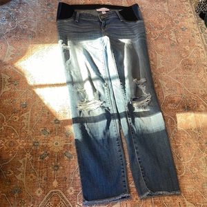 Isabel maternity straight crop jeans size 00
